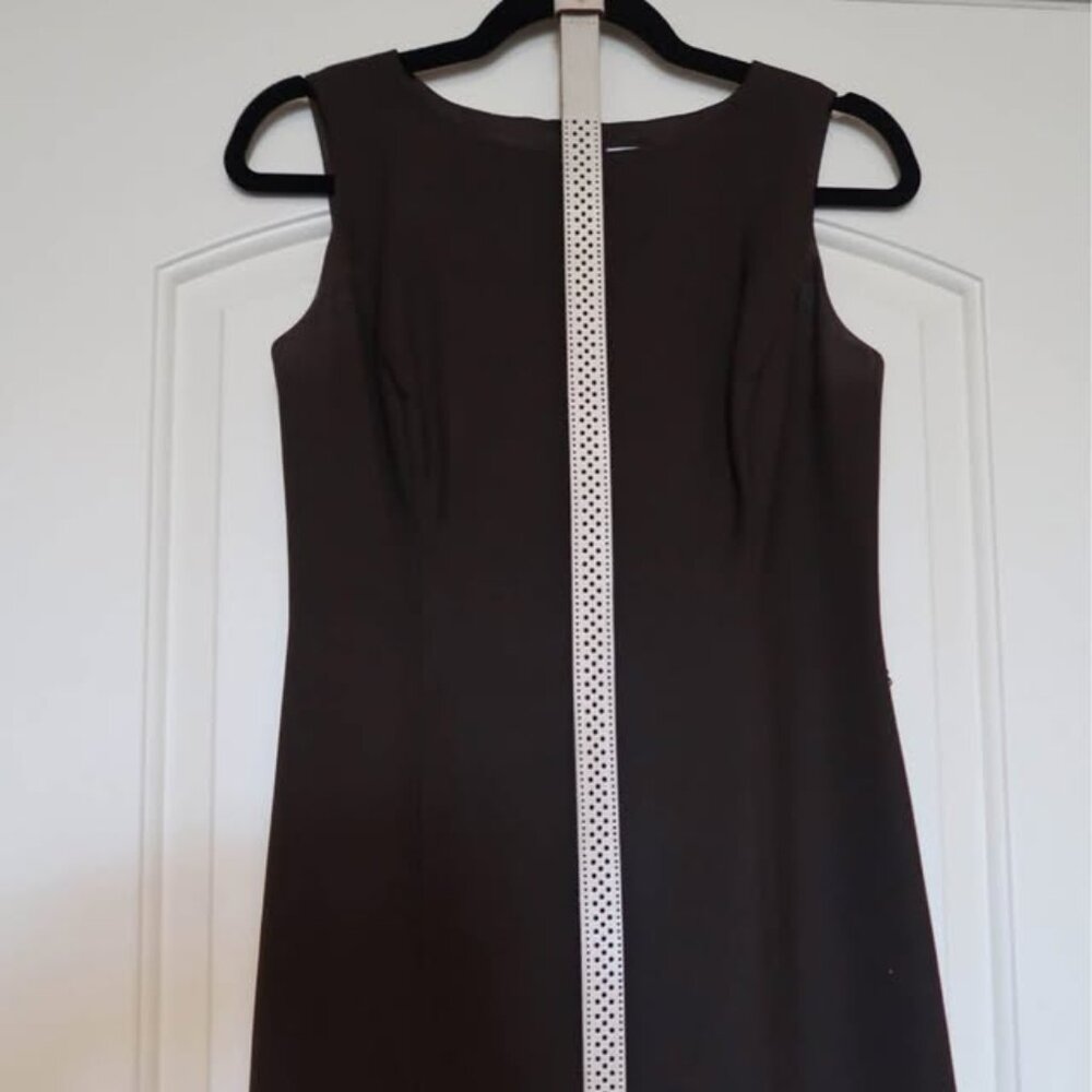 Rich Brown Sheath Dress from Ann Taylor Loft, Sz 4P